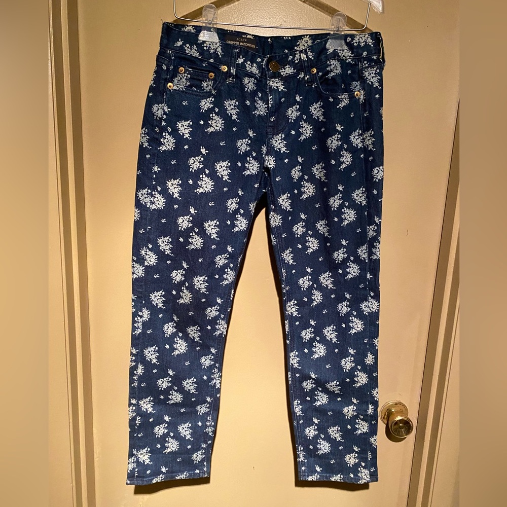 J Crew Cropped Matchstick jeans 28”x 25.5